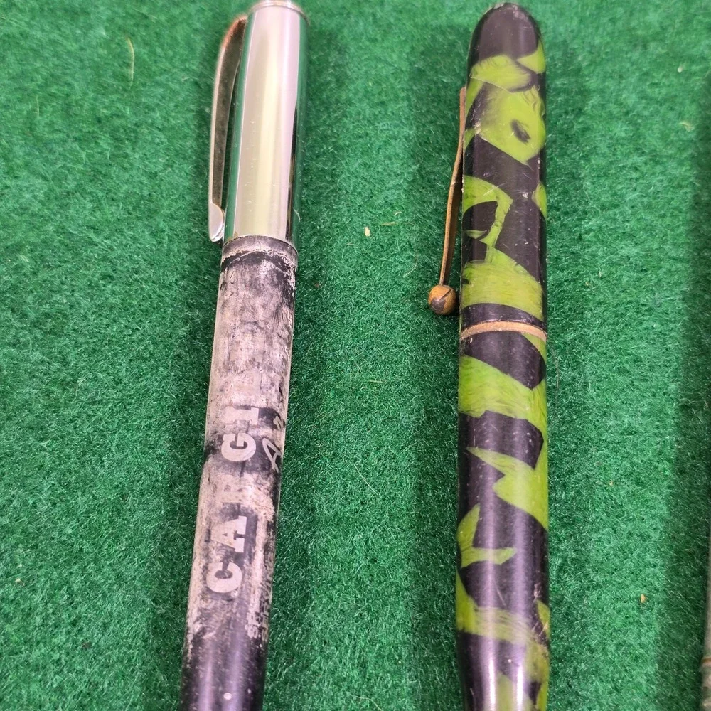Vintage Mechanical Pencil Lot Marbled Celluloid Metal South Bend Box Antique